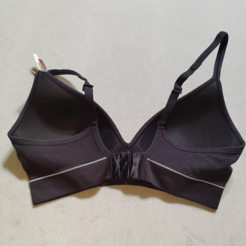 2 Hanes Originals Women's Rib Contour Wirefree Bra - Picture 9 of 11